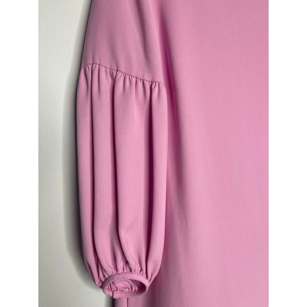 Lafayette 148 NY Karlie Finesse Crepe Shift Dress size S Pink Office Career - Picture 9 of 11